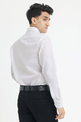 LUXE COTTON SHIRT-WHITE