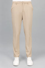 TAILORED CORDUROY PANTS-STONE