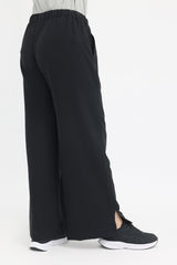 CHIC DRAWSTRING TROUSER-BLACK