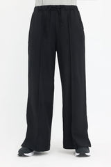 CHIC DRAWSTRING TROUSER-BLACK