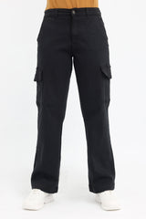 ULTIMATE UTILITY CARGO PANTS-BLACK