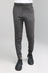 URBAN STRIPE JOGGER PANTS-CHARCOAL-BLACK