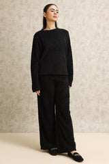 SNUGGLE-UP LOUNGWEAR SET-BLACK