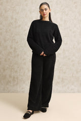 SNUGGLE-UP LOUNGWEAR SET-BLACK