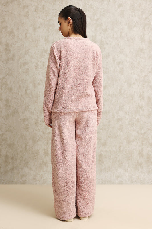 SNUGGLE-UP LOUNGWEAR SET-PINK