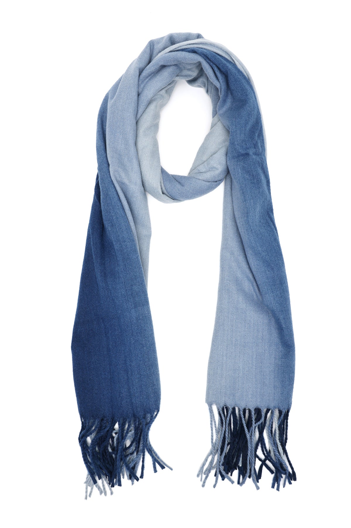 GRADIENT FRINGE SCARF