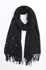 BEADED SHAWL-BLACK