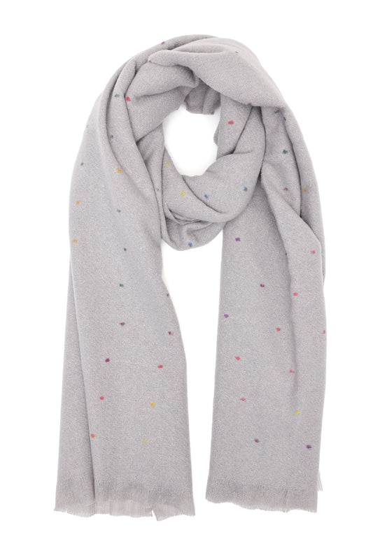 SPECKLED CASHMERE SCARF