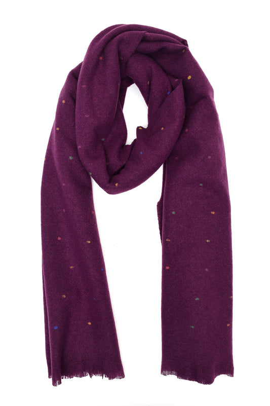 SPECKLED CASHMERE SCARF