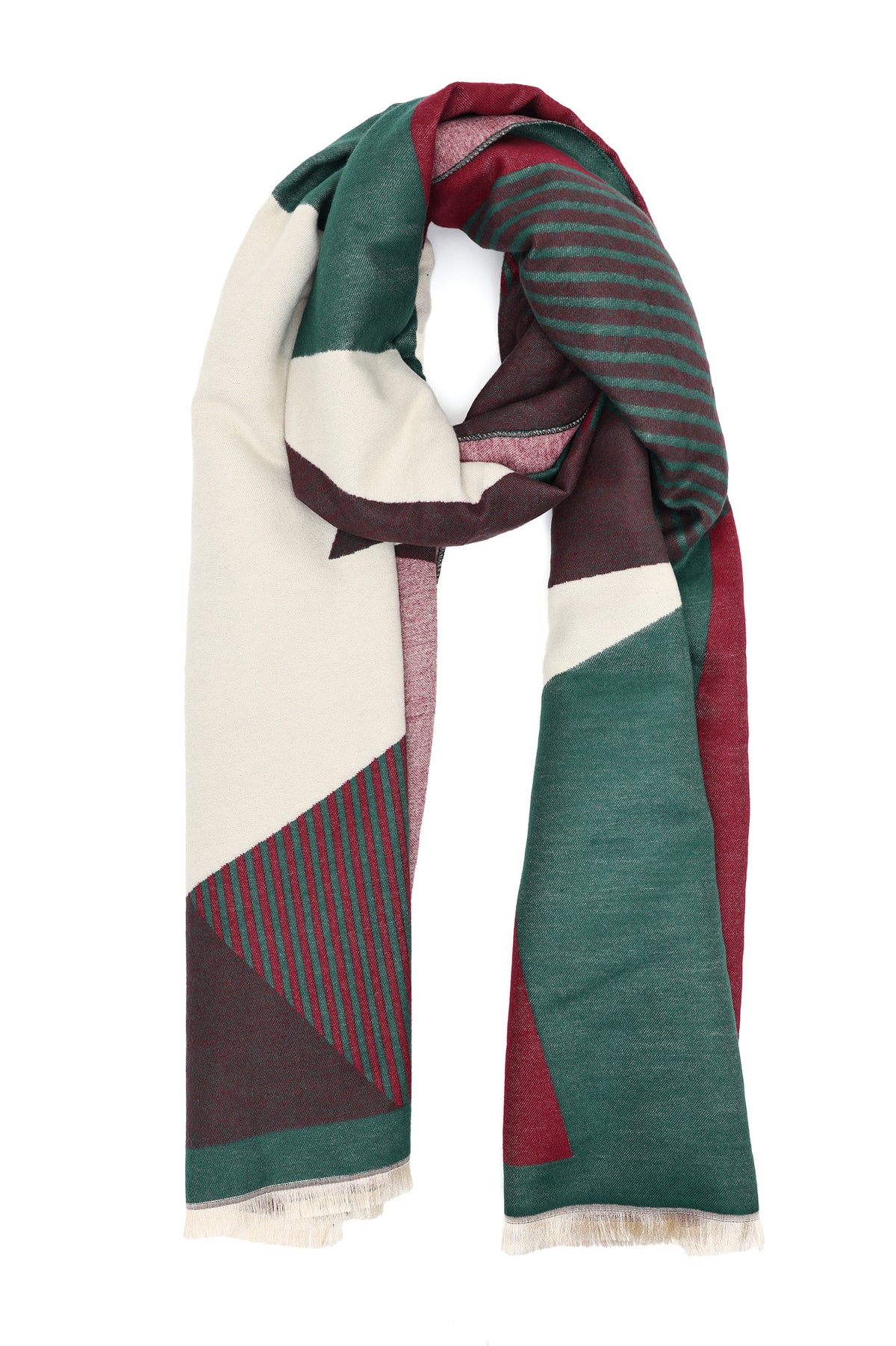 GEOMETRIC PATTERN SCARF