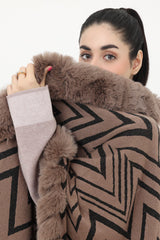 ALMAS FUR CAPE-BROWN