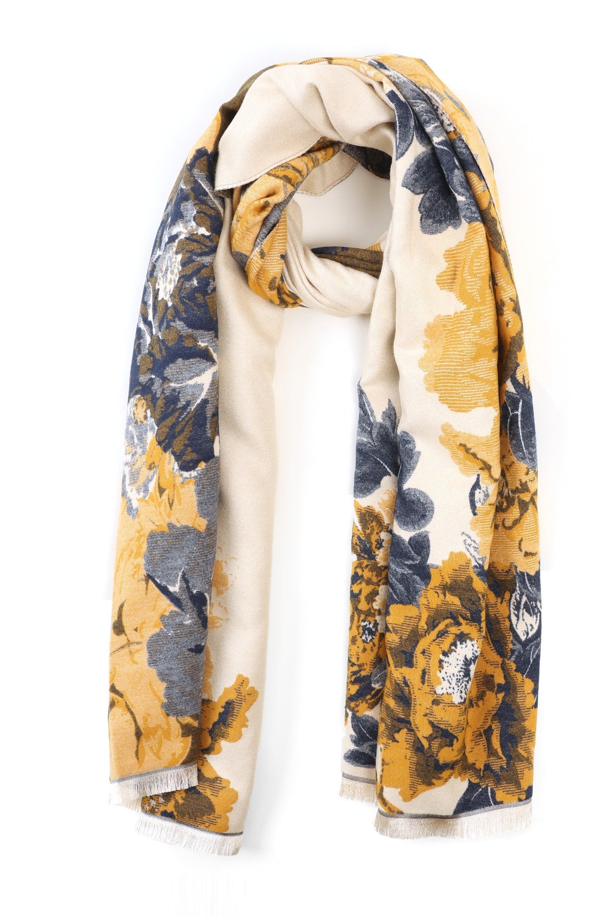 FLORAL WARM SCARF