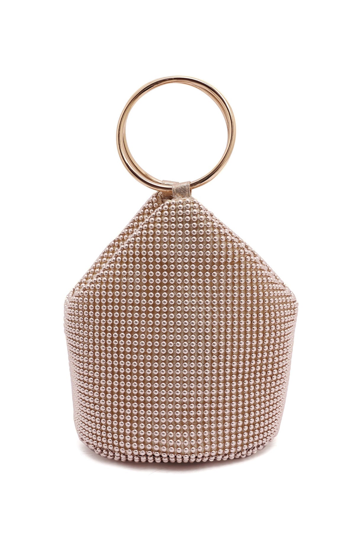 SPARKLE POUCH BAG-GOLD