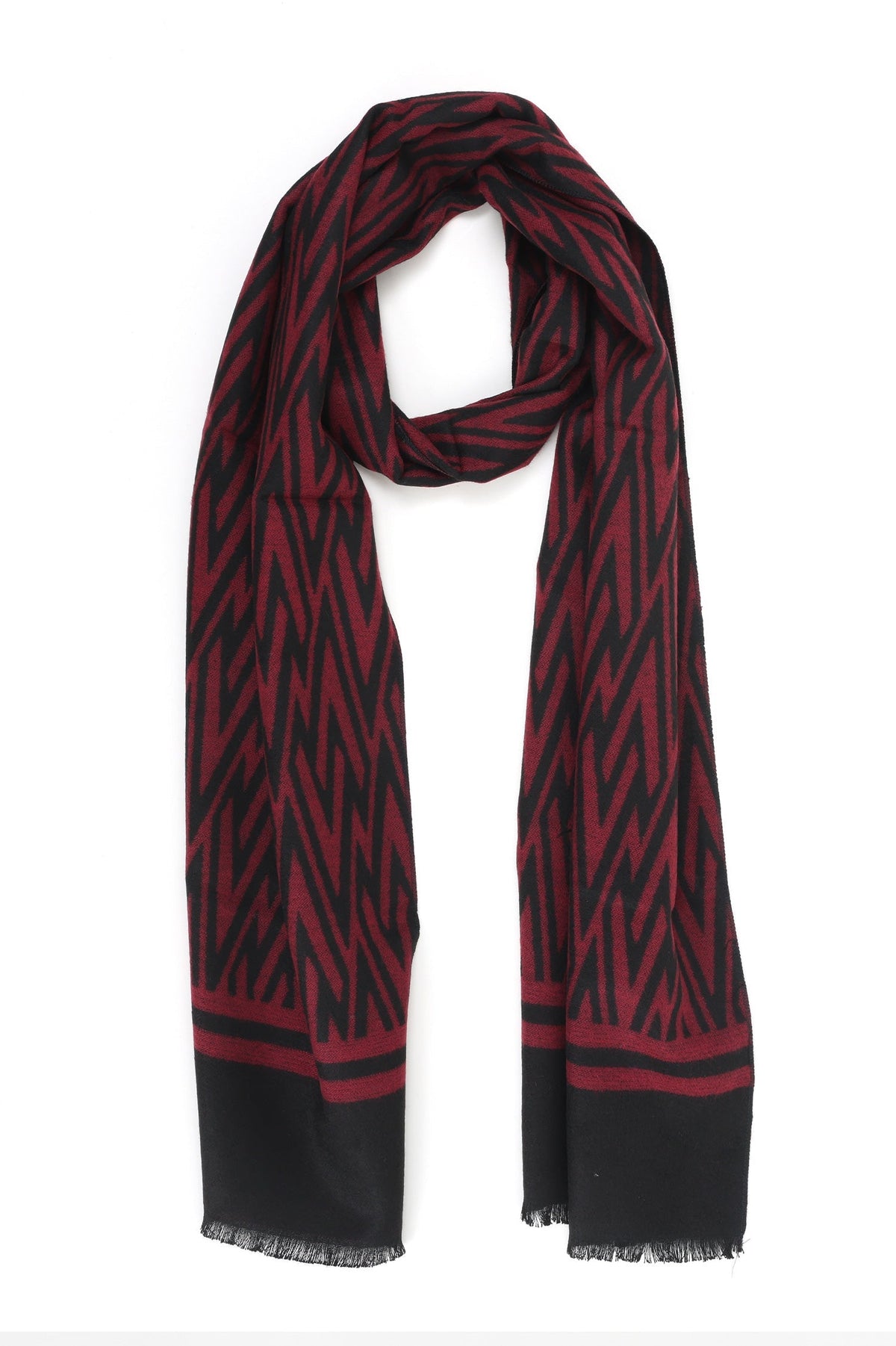 WARM STOLE-MAROON