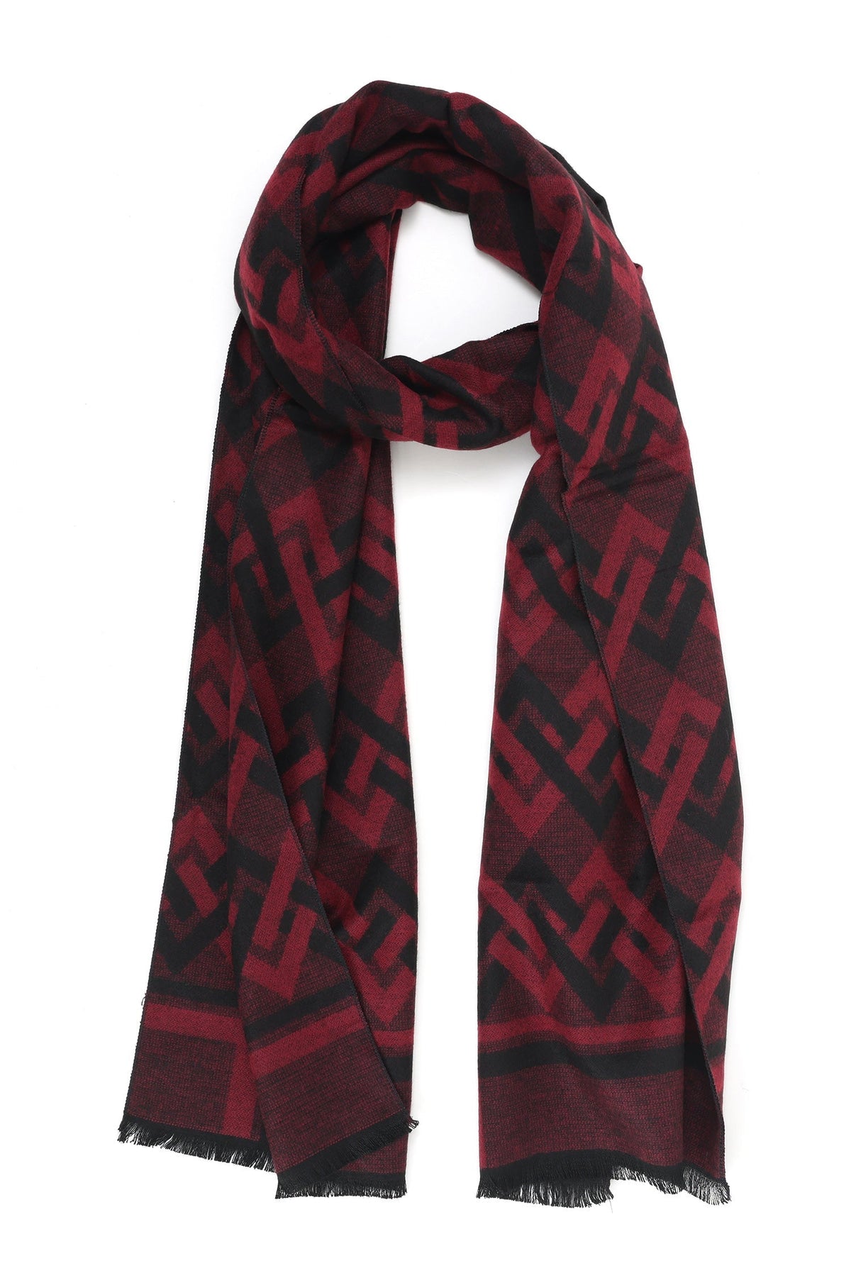 WARM STOLE-MAROON