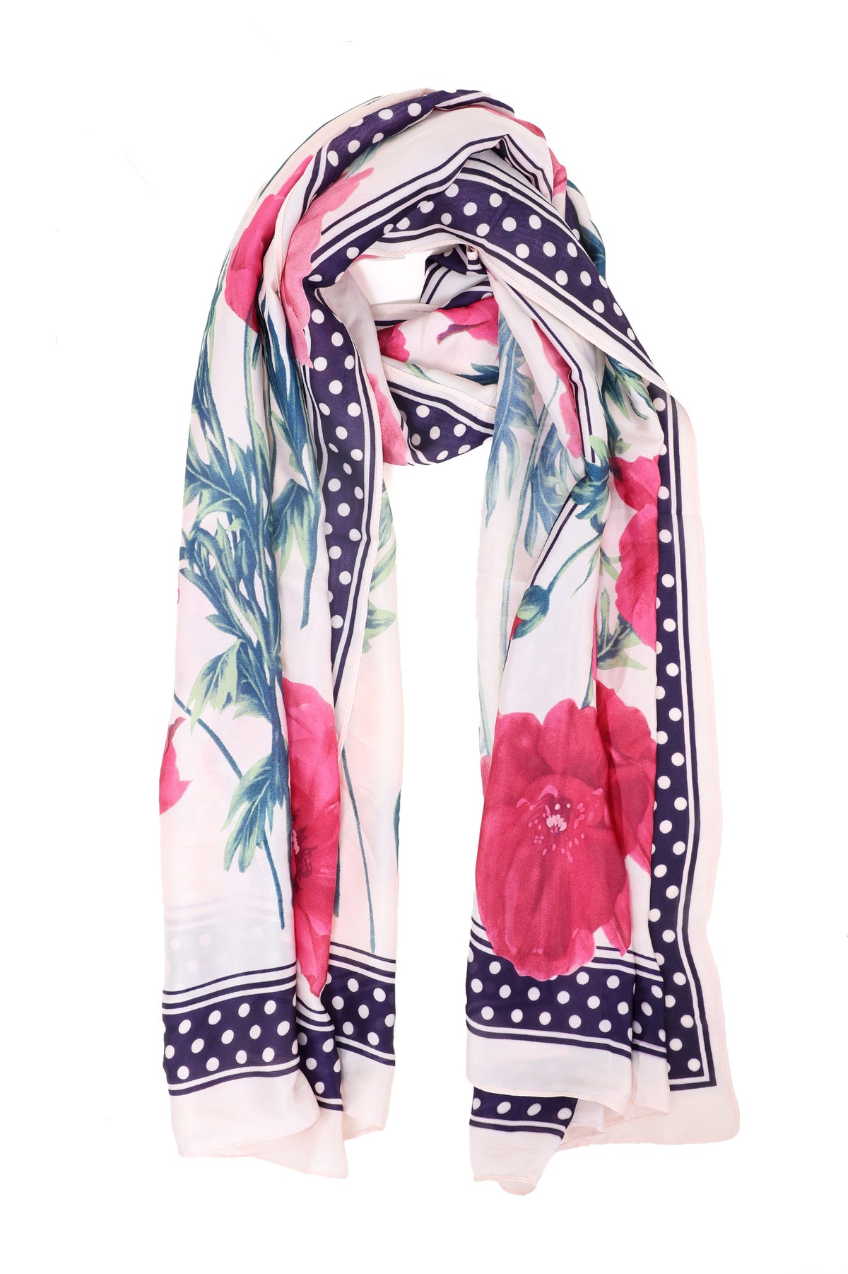 BLOSSOM EMBRACE SCARF-PINK