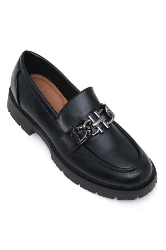 CHUNKY SLIPONS-BLACK