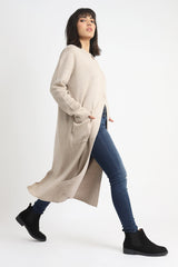 WOOLEN SWEATER-BEIGE