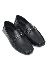 MODERN HORSEBIT LEATHER LOAFERS-BLACK