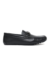 MODERN HORSEBIT LEATHER LOAFERS-BLACK