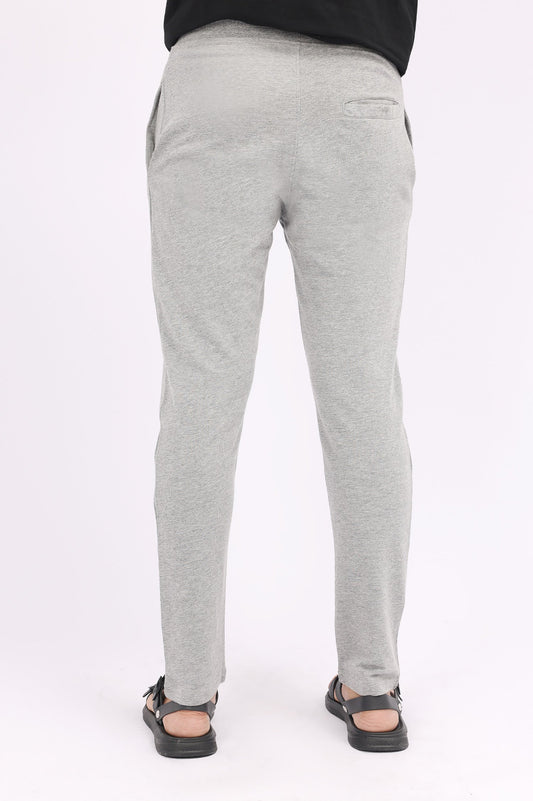 DELICATE COTTON TROUSER-GREY