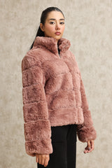 FUR JACKET-PINK