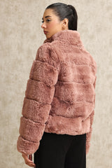 FUR JACKET-PINK