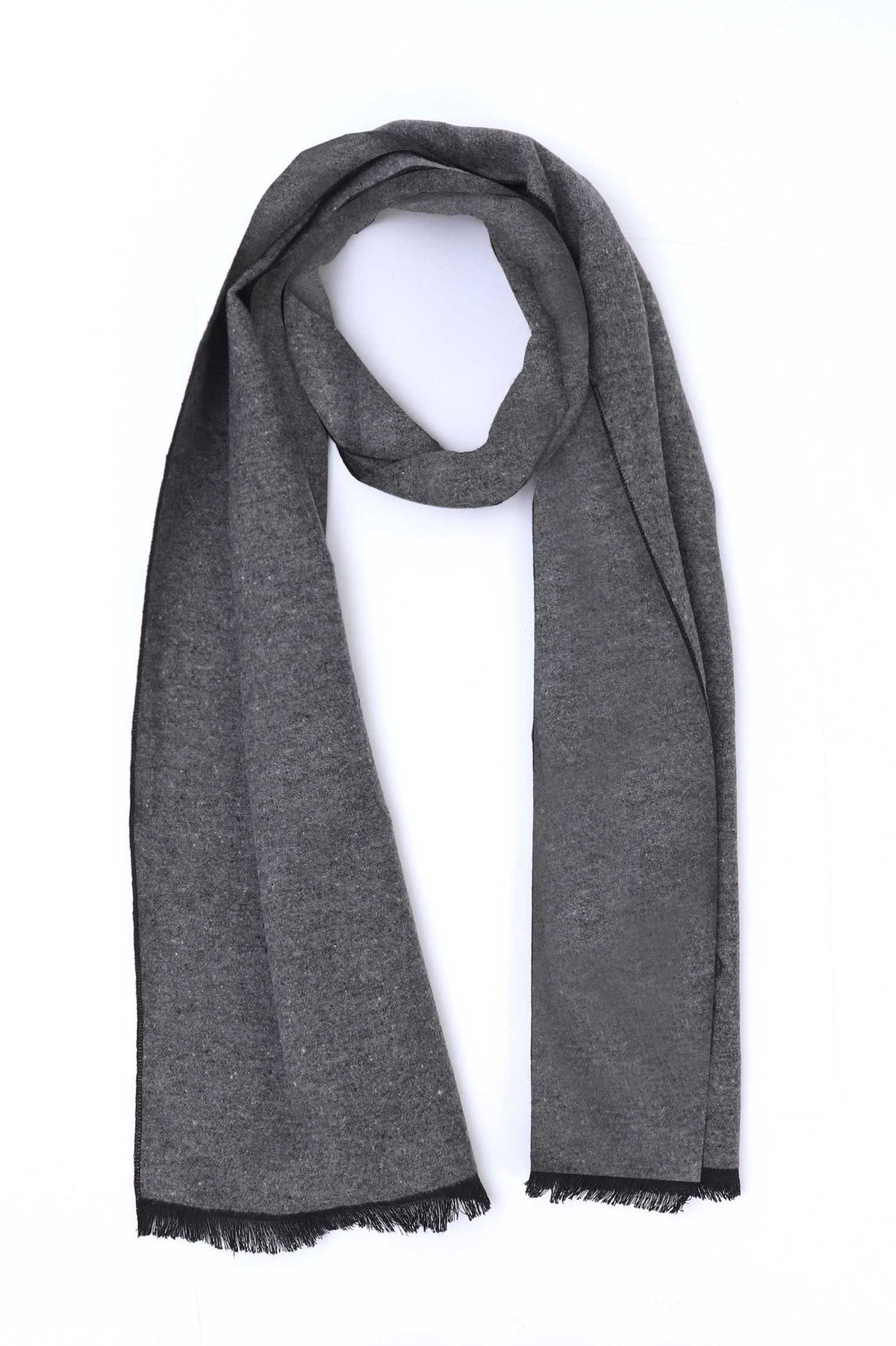 BASIC SCARF-DARK-GREY