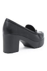 CHUNKY SLIPONS-BLACK