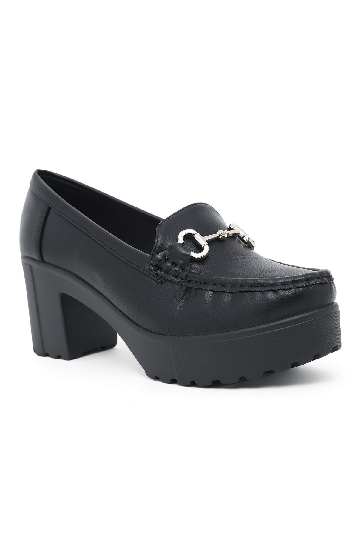 CHUNKY SLIPONS-BLACK