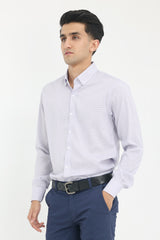 MICRO CHECK CLASSIC SHIRT-PURPLE CHK