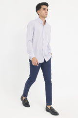 MICRO CHECK CLASSIC SHIRT-PURPLE CHK