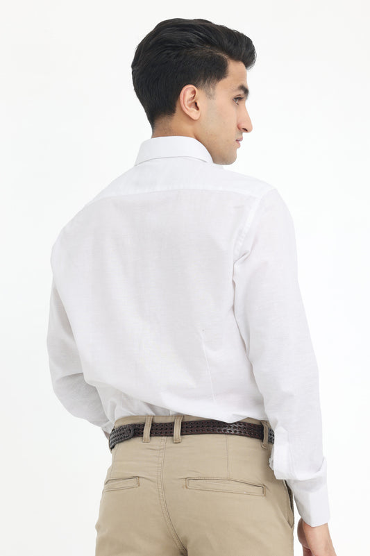 ESSENTIAL CLASSIC SHIRT-WHITE