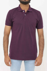 POLO T-SHIRT-PURPLE