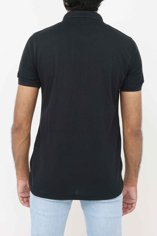 POLO T-SHIRT-BLACK