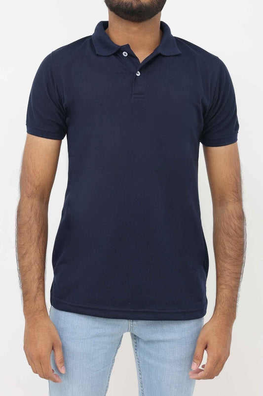 POLO T-SHIRT-NAVY