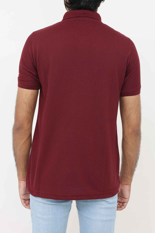 POLO T-SHIRT-MAROON