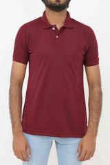 POLO T-SHIRT-MAROON