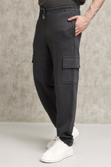 CARGO STYLE KNIT JOGGERS WITH UTILITY POCKETS