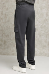 CARGO STYLE KNIT JOGGERS WITH UTILITY POCKETS