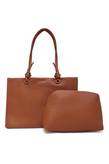 Classic Tote Bag-Brown