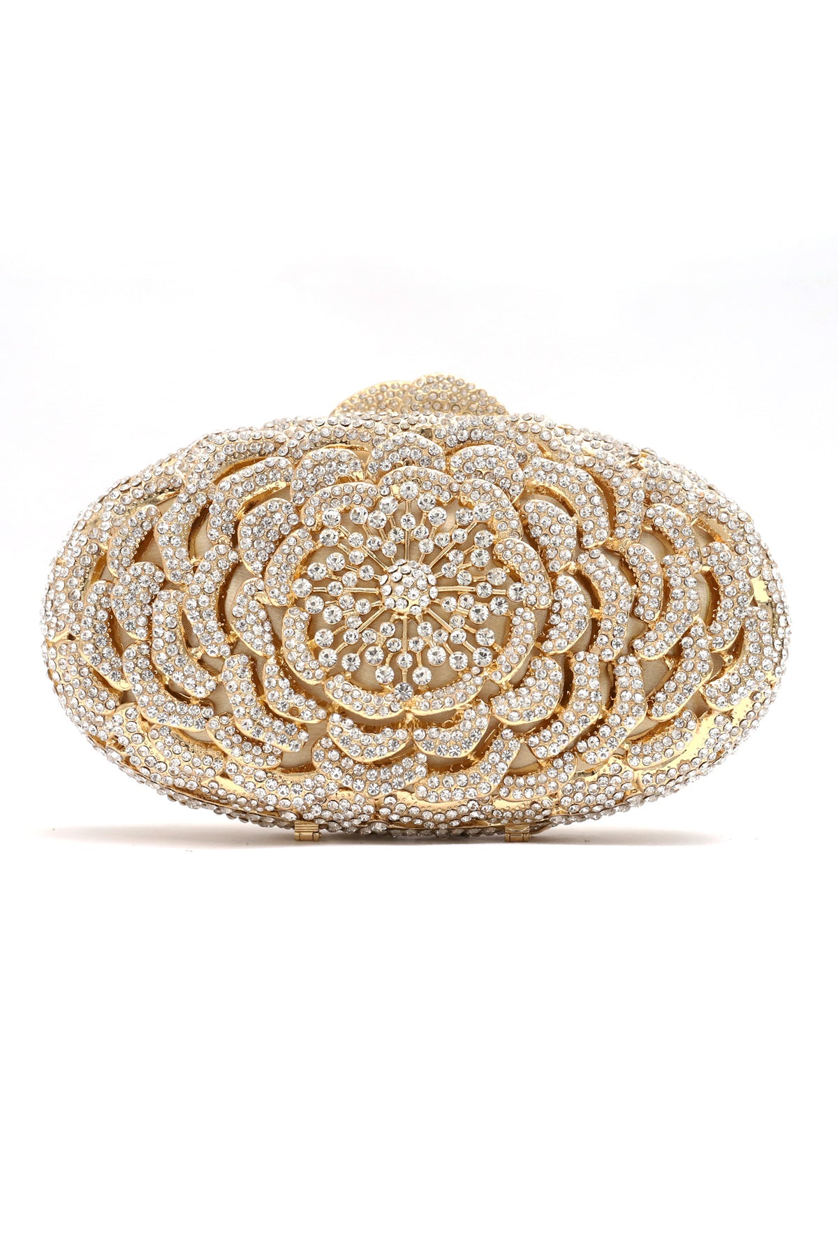 BLOOMING CLUTCH-SILVER-GOLD