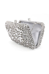 ORNATE CLUTCH-SILVER