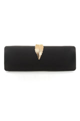 LEAF OVER CLUTCH-BLACK