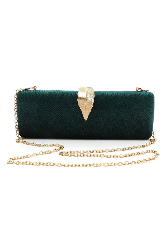 LEAF OVER CLUTCH-GREEN