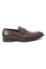 SNAFFLE TRIM LOAFERS-COFFEE