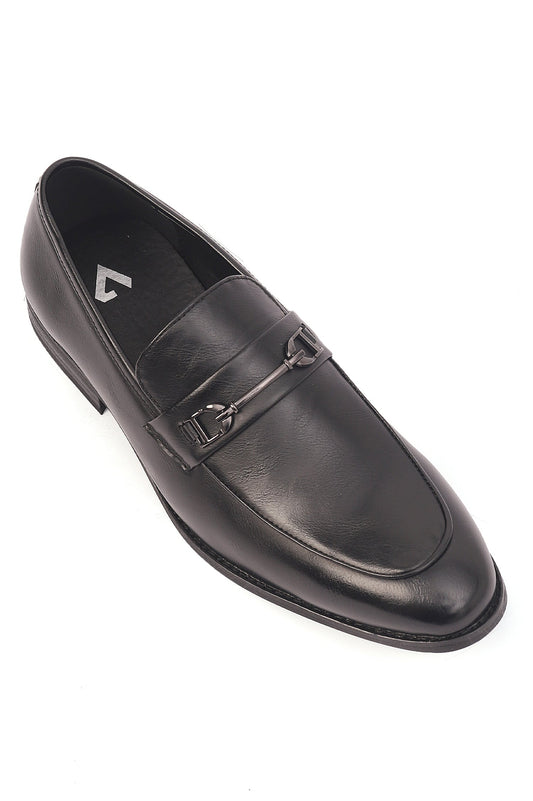 SNAFFLE TRIM LOAFERS-BLACK