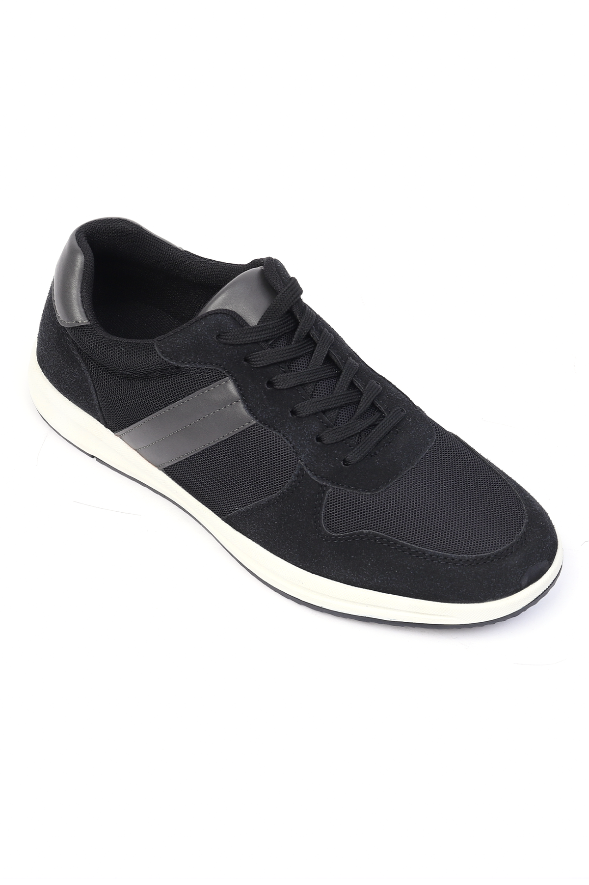 FABRIC SNEAKS-BLACK