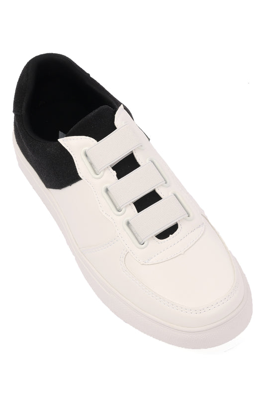 PLATFORM KICKS-WHT/BLACK