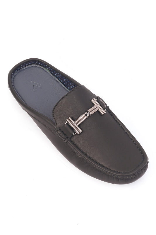 BUCKLED LOAFERS-BLACK